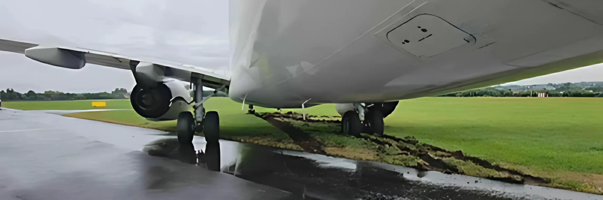 samolot zjechał z pasa po wylądowaniu na lotnisku w balicach. zamknięto lotnisko do godziny 2000.